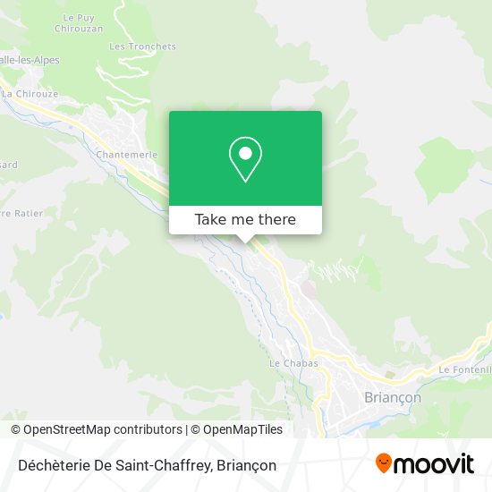 Déchèterie De Saint-Chaffrey map
