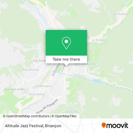 Altitude Jazz Festival map