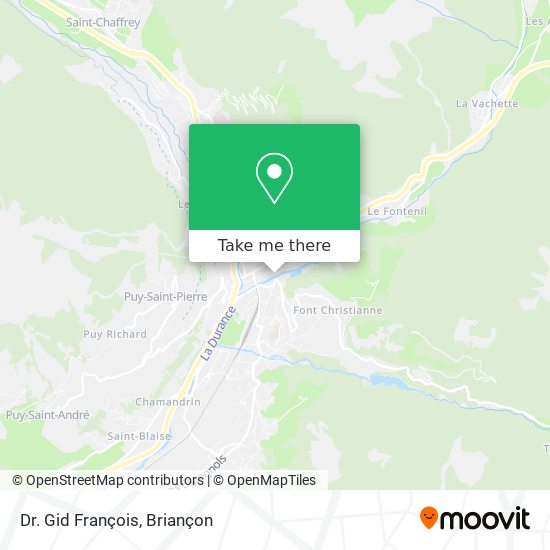 Dr. Gid François map