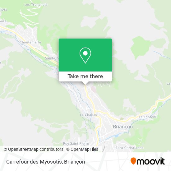 Carrefour des Myosotis map