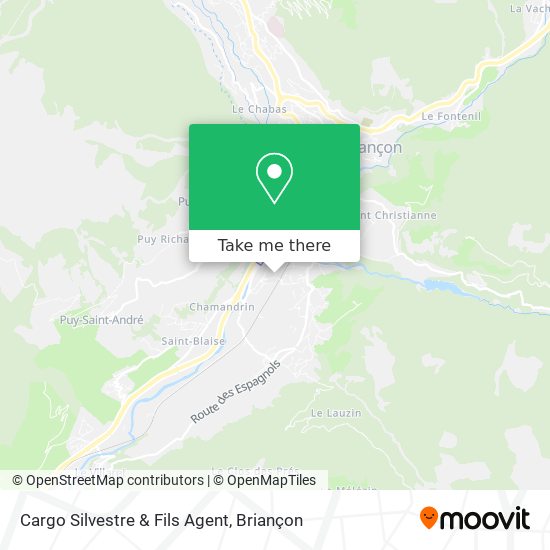 Mapa Cargo Silvestre & Fils Agent