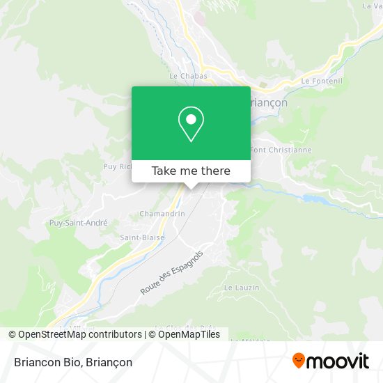 Briancon Bio map