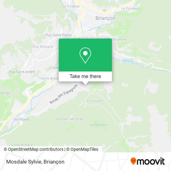 Mapa Mosdale Sylvie