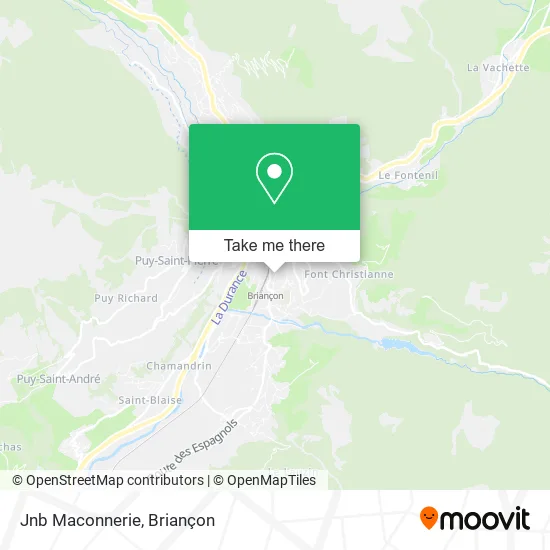Jnb Maconnerie map