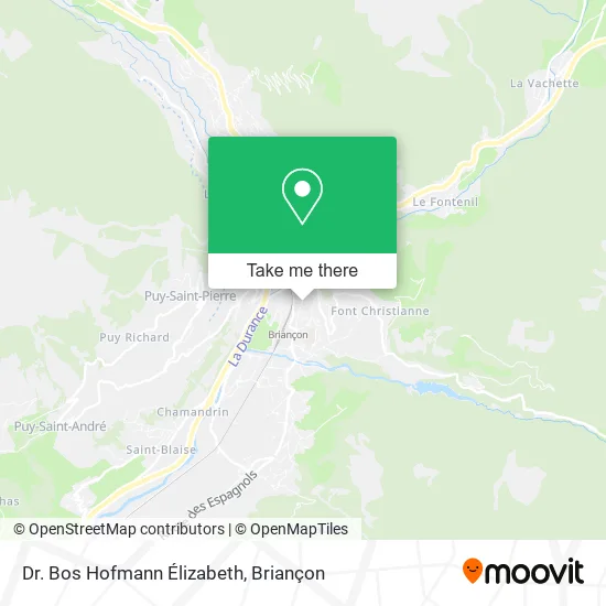 Dr. Bos Hofmann Élizabeth map