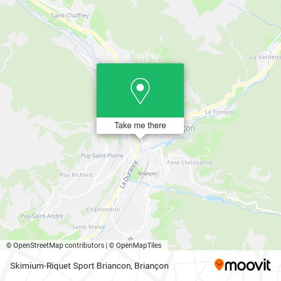 Skimium-Riquet Sport Briancon map