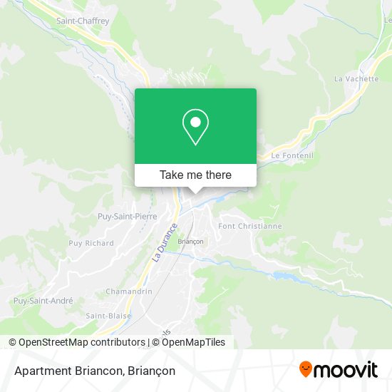 Apartment Briancon map