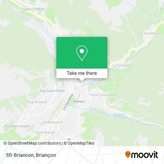 Sfr Briancon map