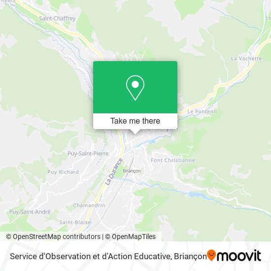Service d'Observation et d'Action Educative map
