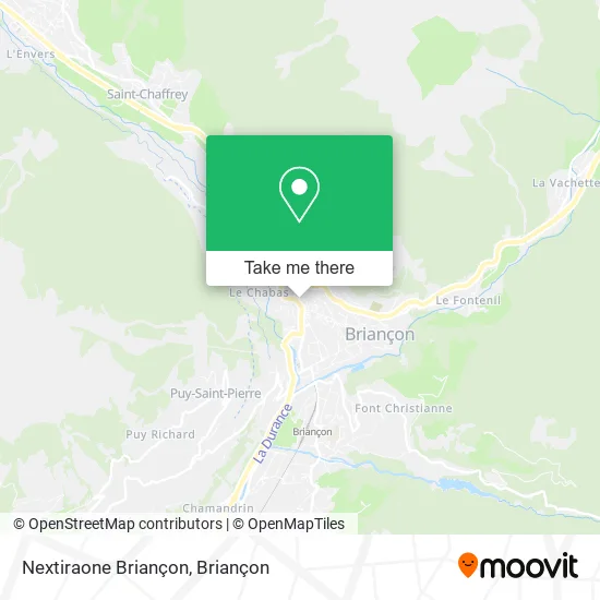 Nextiraone Briançon map
