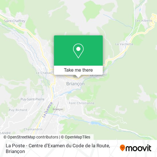 La Poste - Centre d'Examen du Code de la Route map