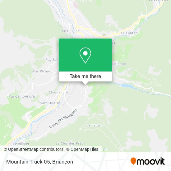 Mountain Truck 05 map