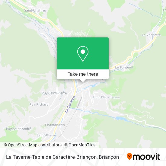 La Taverne-Table de Caractère-Briançon map