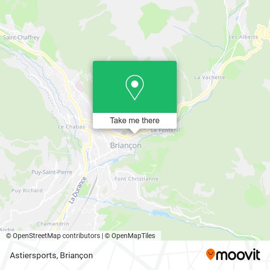 Astiersports map