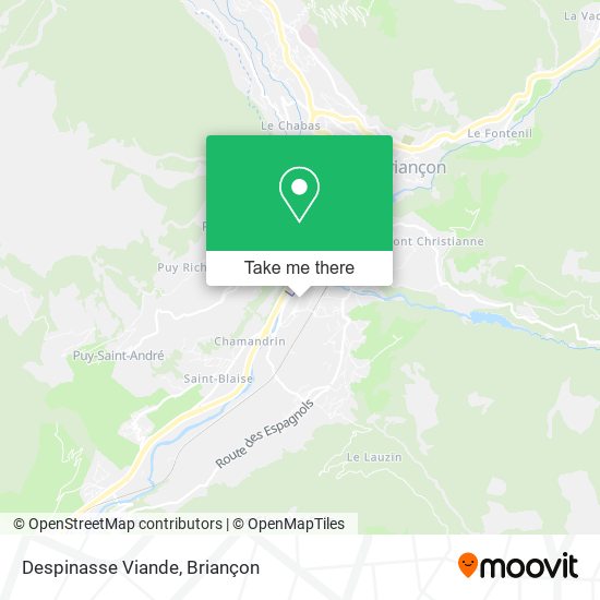 Despinasse Viande map