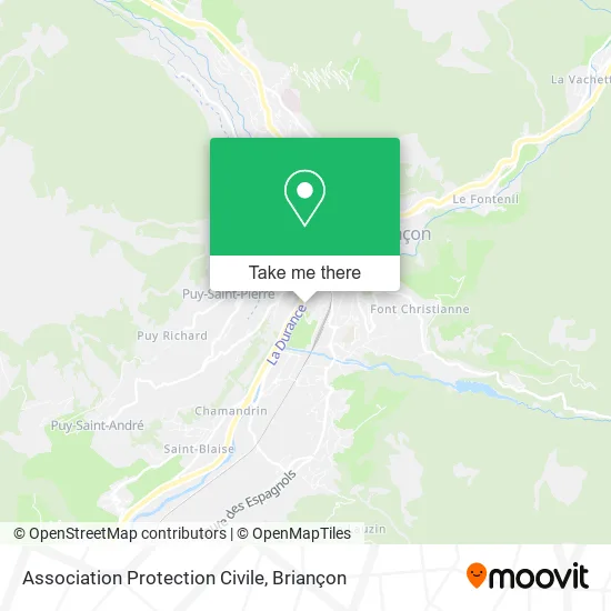 Association Protection Civile map