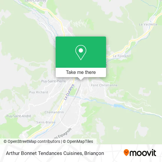 Arthur Bonnet Tendances Cuisines map