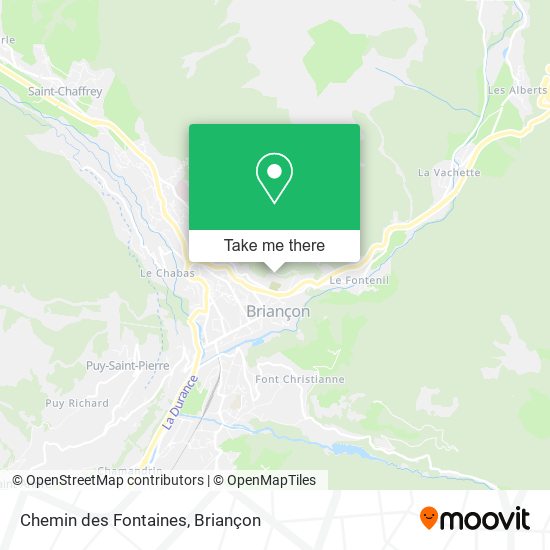 Chemin des Fontaines map