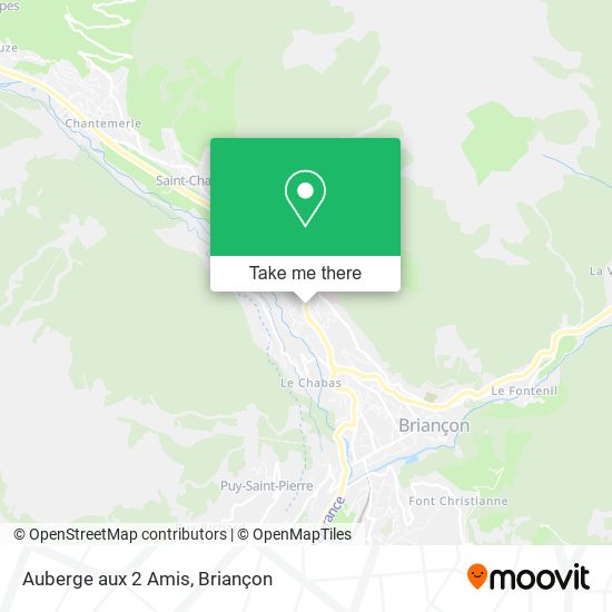 Auberge aux 2 Amis map