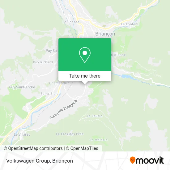 Volkswagen Group map
