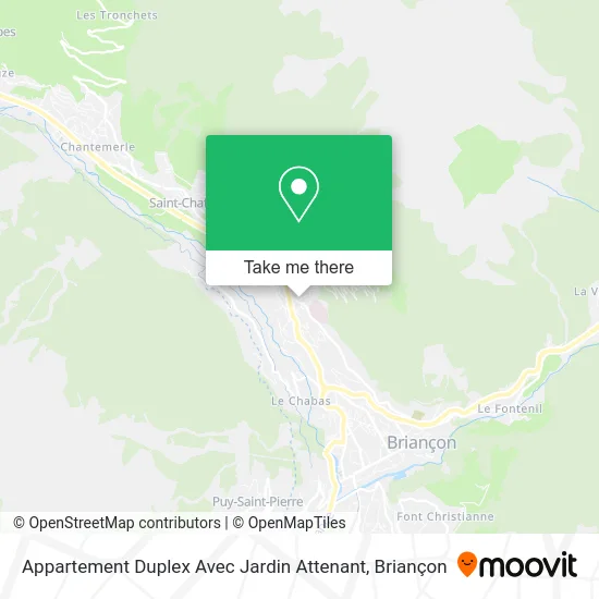 Appartement Duplex Avec Jardin Attenant map