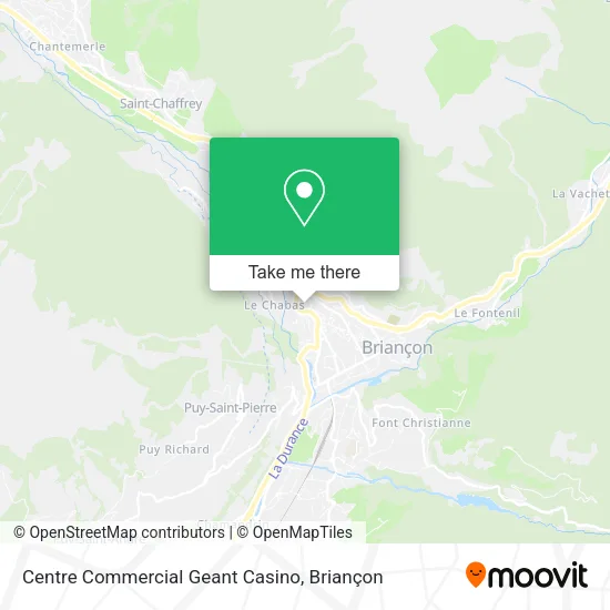 Centre Commercial Geant Casino map