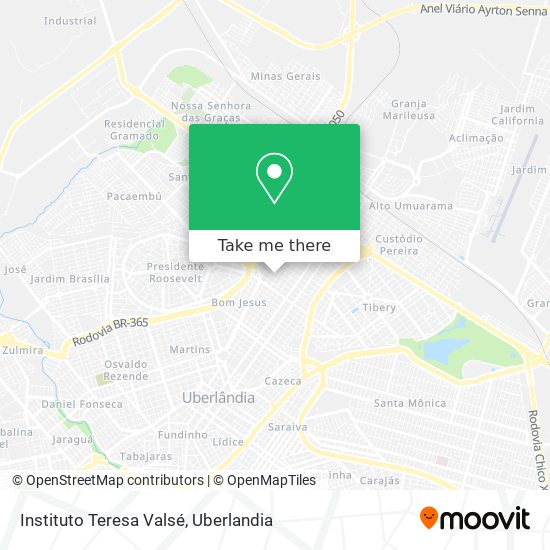 Instituto Teresa Valsé map
