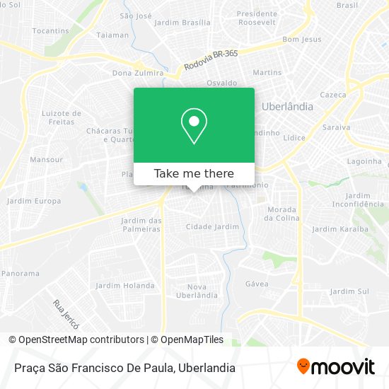 Mapa Praça São Francisco De Paula