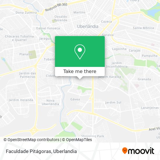 Mapa Faculdade Pitágoras