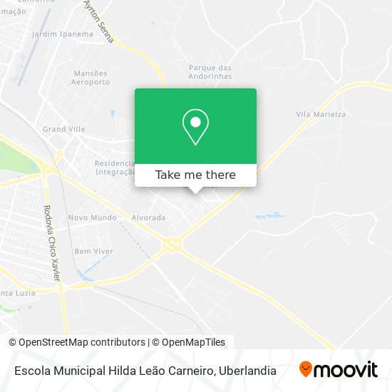 Mapa Escola Municipal Hilda Leão Carneiro