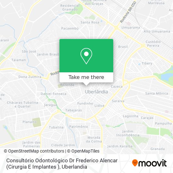 Consultório Odontológico Dr Frederico Alencar (Cirurgia E Implantes ) map