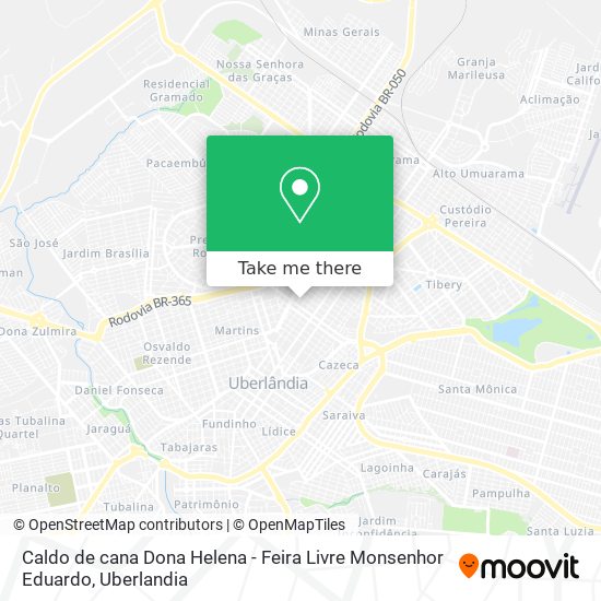 Caldo de cana Dona Helena - Feira Livre Monsenhor Eduardo map