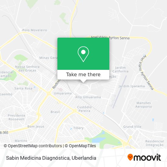 Sabin Medicina Diagnóstica map