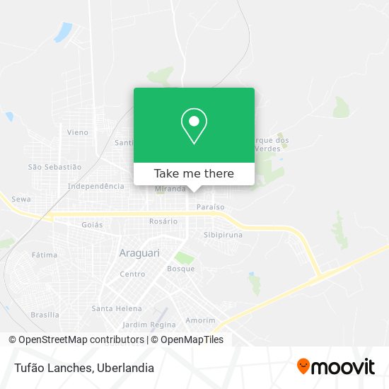 Tufão Lanches map