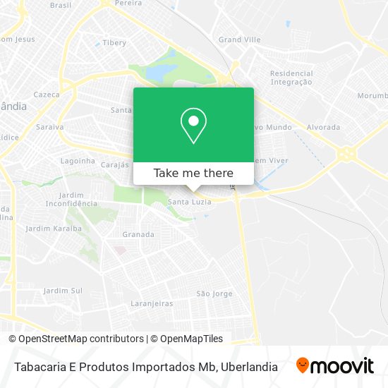 Tabacaria E Produtos Importados Mb map