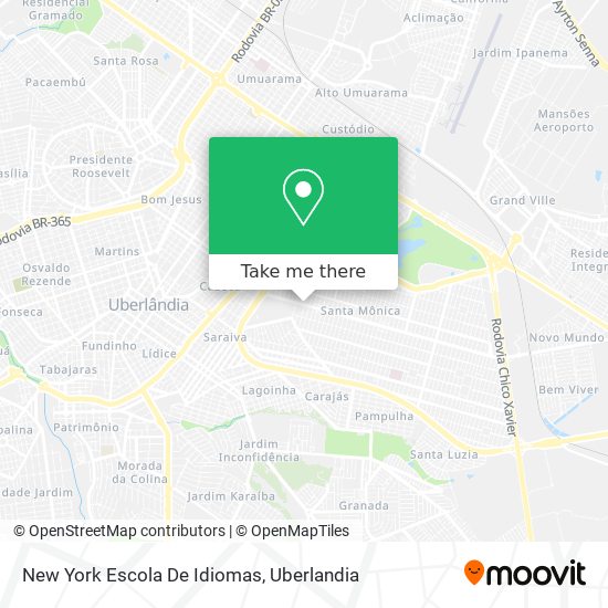 New York Escola De Idiomas map