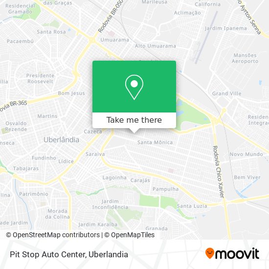 Pit Stop Auto Center map