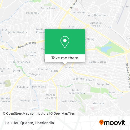 Uau Uau Quente map