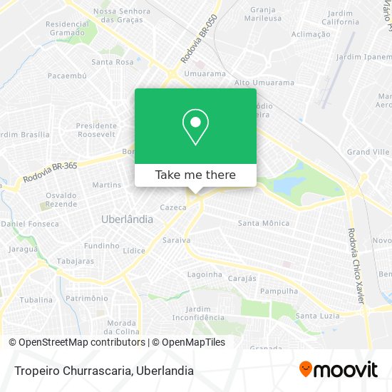 Tropeiro Churrascaria map