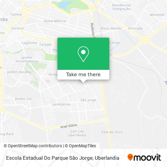 Mapa Escola Estadual Do Parque São Jorge