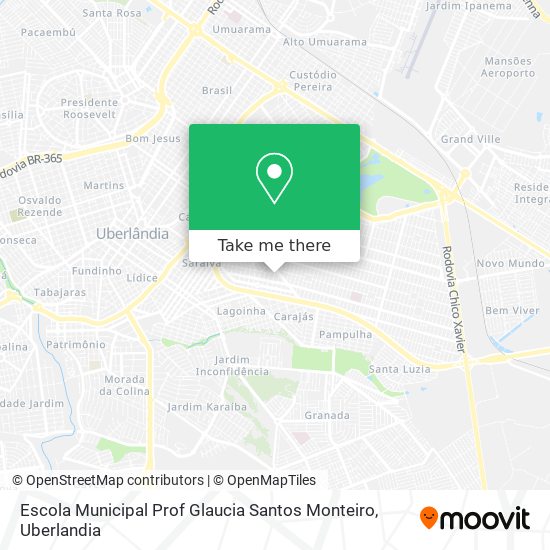 Escola Municipal Prof Glaucia Santos Monteiro map