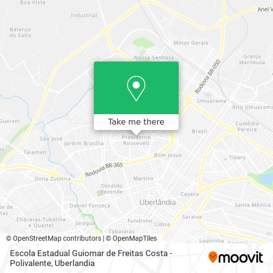 Escola Estadual Guiomar de Freitas Costa - Polivalente map