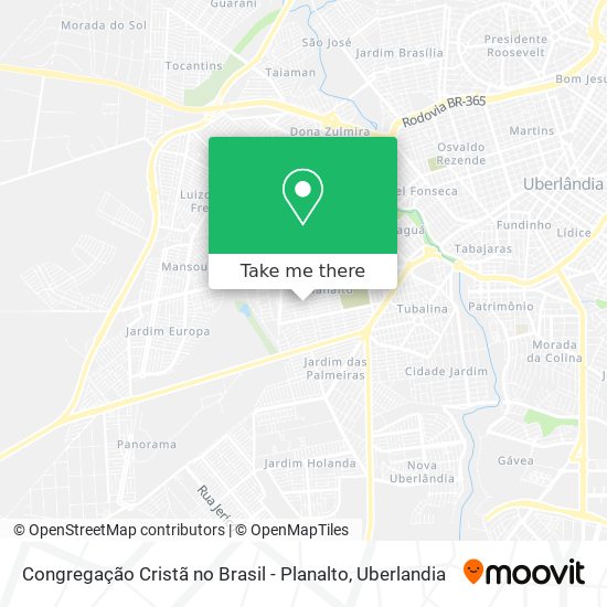 Congregação Cristã no Brasil - Planalto map