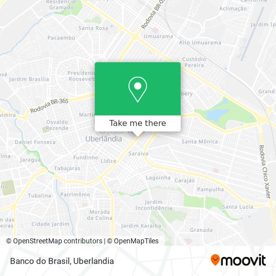 Banco do Brasil map