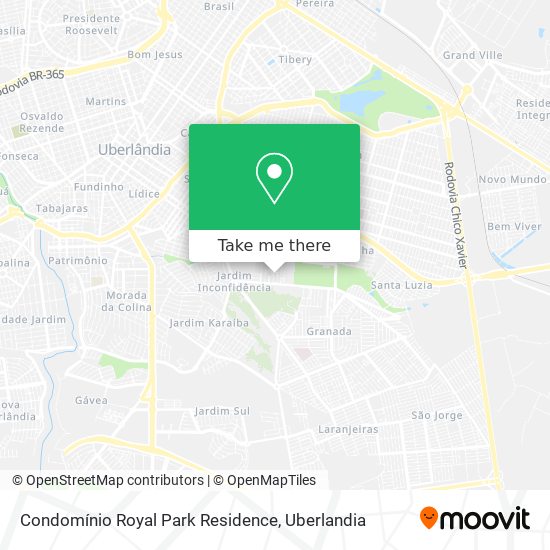 Condomínio Royal Park Residence map