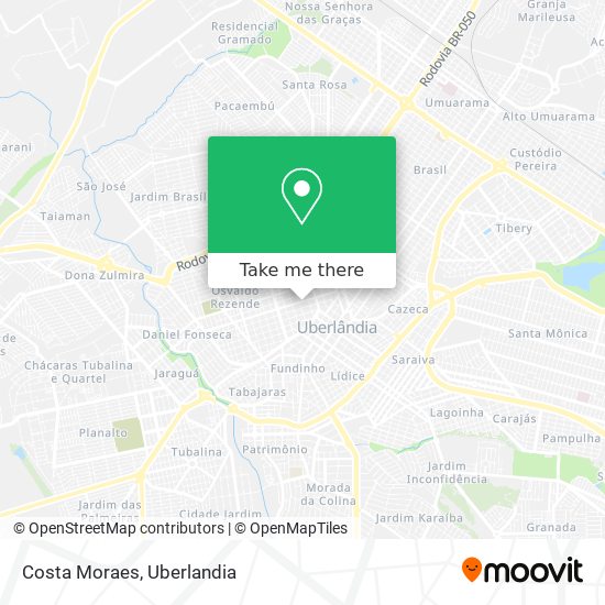 Mapa Costa Moraes