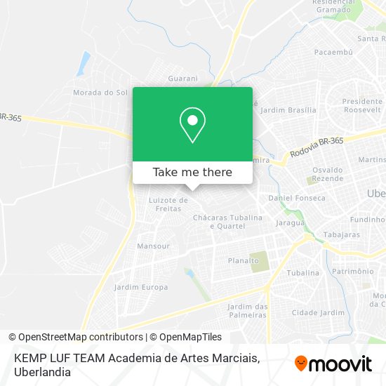 KEMP LUF TEAM Academia de Artes Marciais map