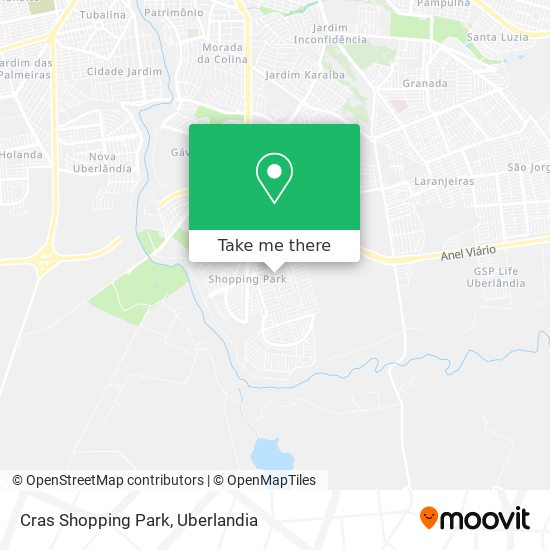 Mapa Cras Shopping Park