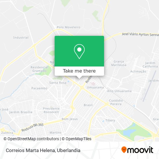 Correios Marta Helena map