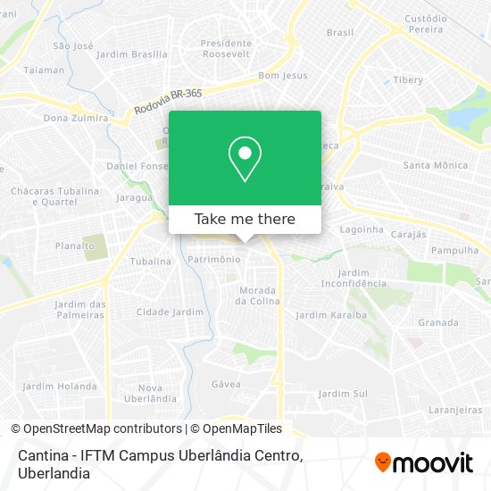 Cantina - IFTM Campus Uberlândia Centro map